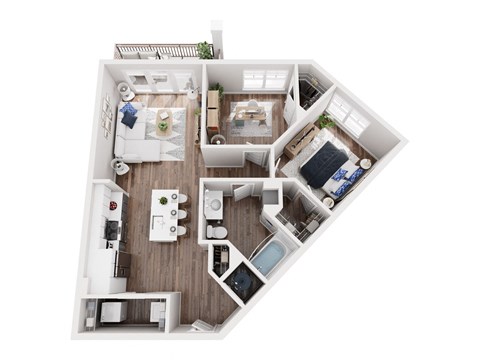 3D floor plan